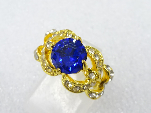 COLORED STONE FASHION RING / JP SIZE 9